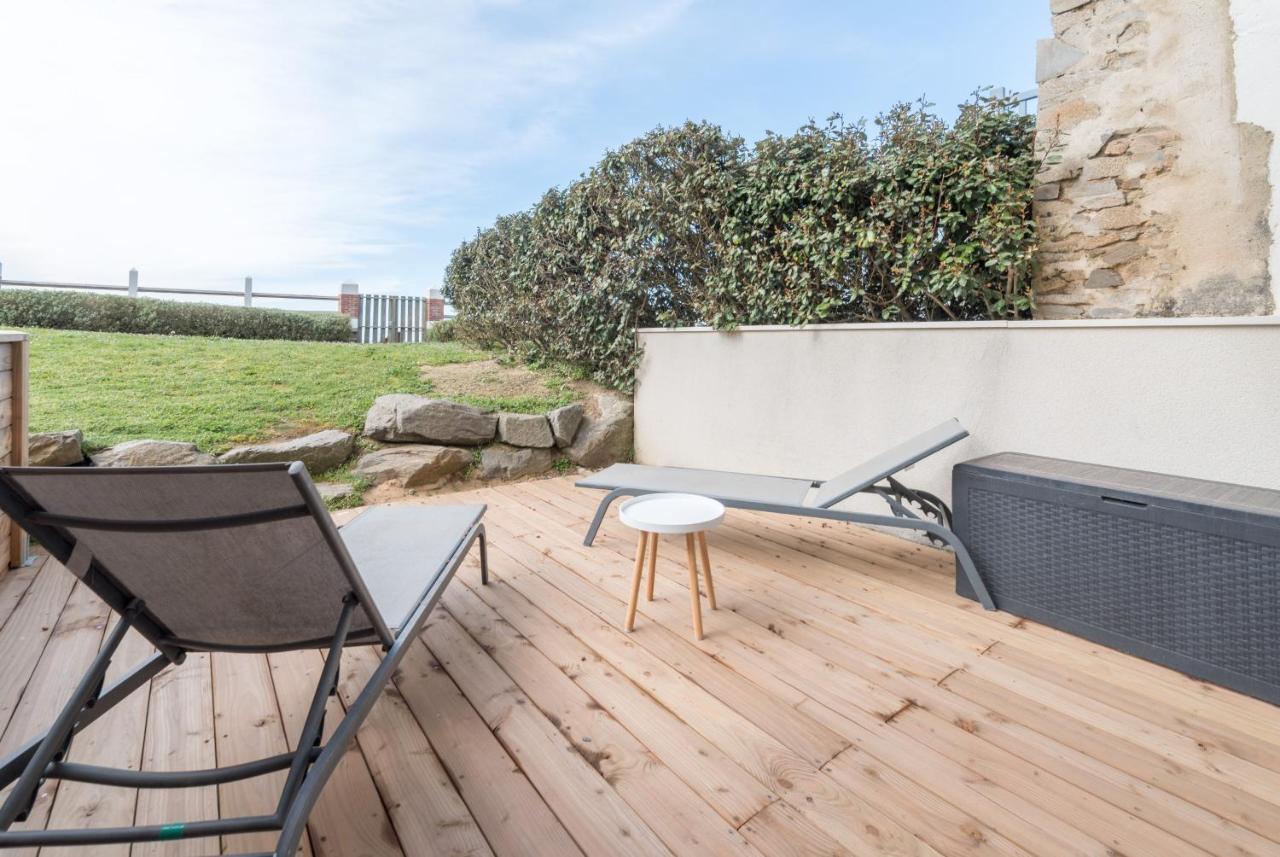 Appartement Face A La Plage Avec Piscine Chauffee Pornichet Exteriér fotografie