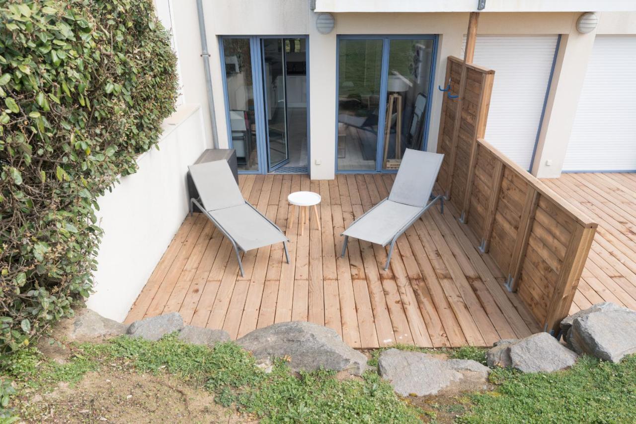 Appartement Face A La Plage Avec Piscine Chauffee Pornichet Exteriér fotografie