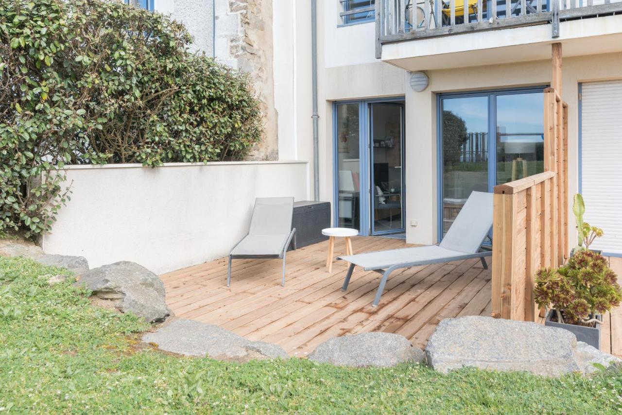 Appartement Face A La Plage Avec Piscine Chauffee Pornichet Exteriér fotografie